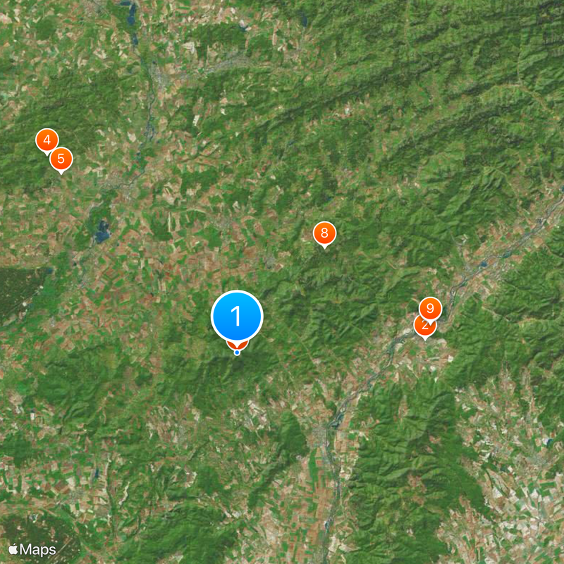 White Carpathians Map