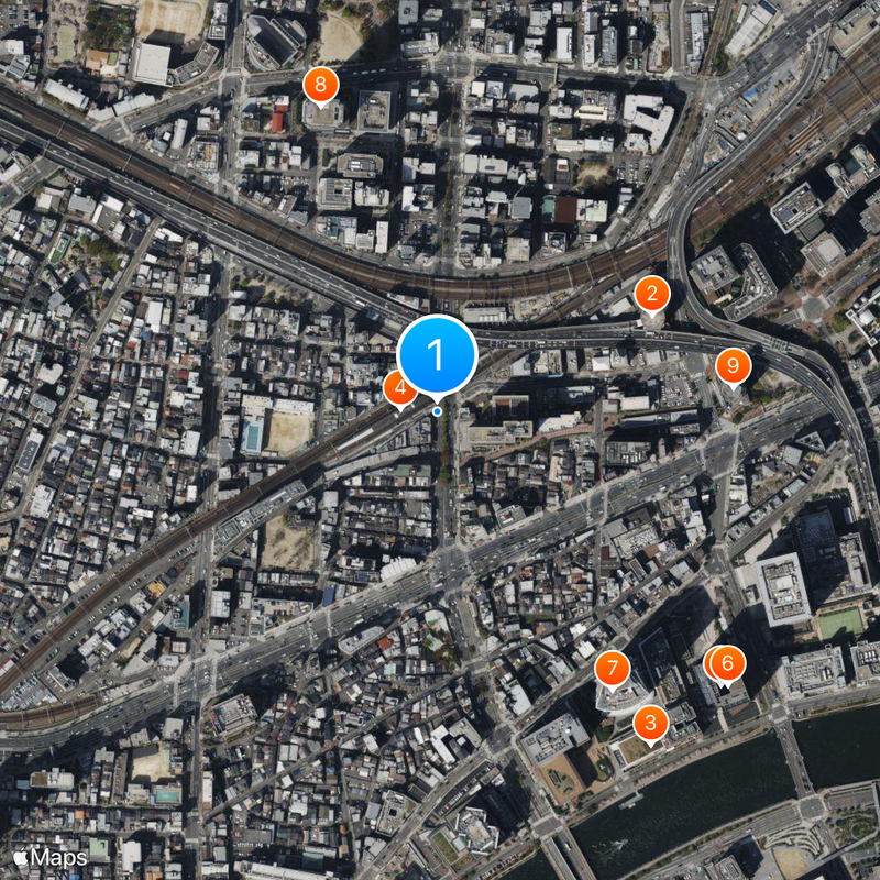 Fukushima station Map