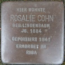 Stolperstein en memoria de Rosalie Cohn