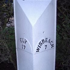 Milepost, School Rd, Upwell