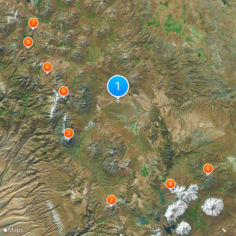 Bolivia–Chile border Map