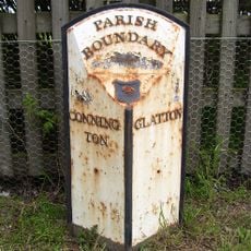 Parish Boundary Post To South Of Woolpack Farm