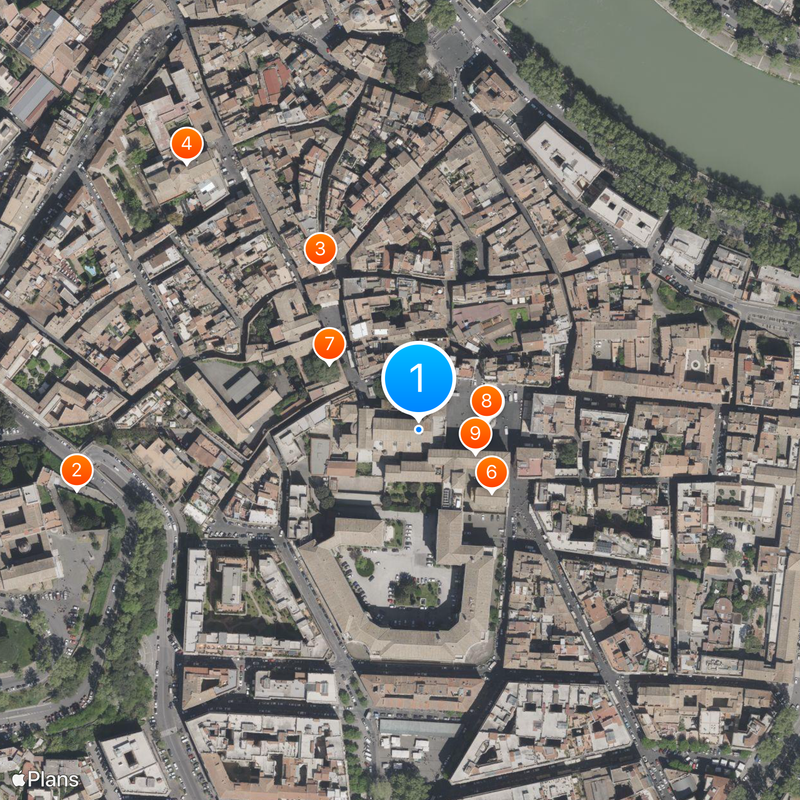 Santa Maria in Trastevere Map