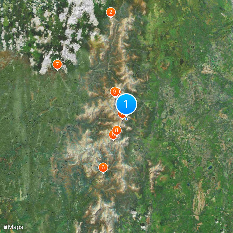 Dyatlov Pass Map