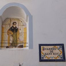 Ceramic panel of Saint Roch