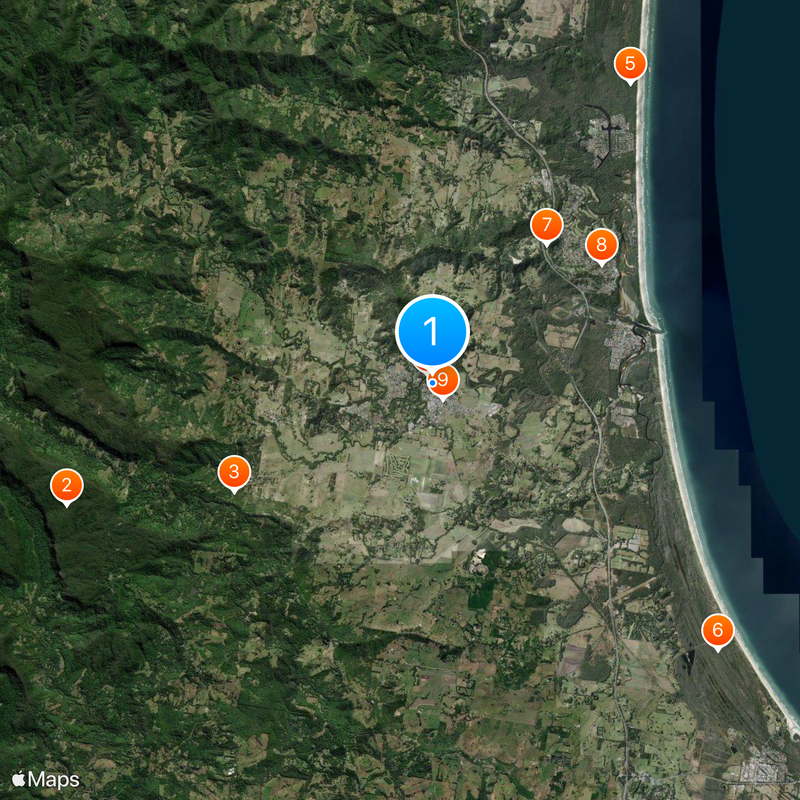 Mullumbimby Map