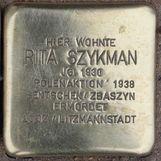 Stolperstein für Rita Szykman