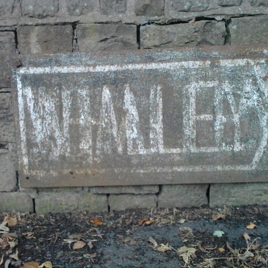 Milestone, jct Accrington & Burnley Roads