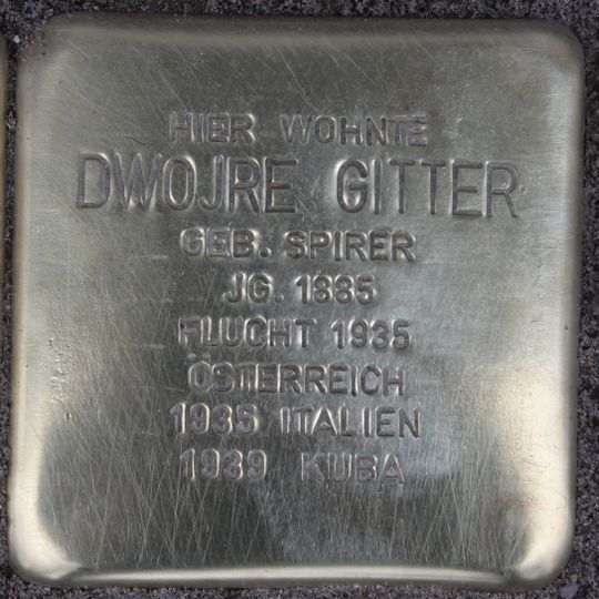 Stolperstein für Dwojre Gitter