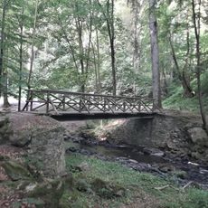 Lávka přes Stropnici u Stropnického vodopádu