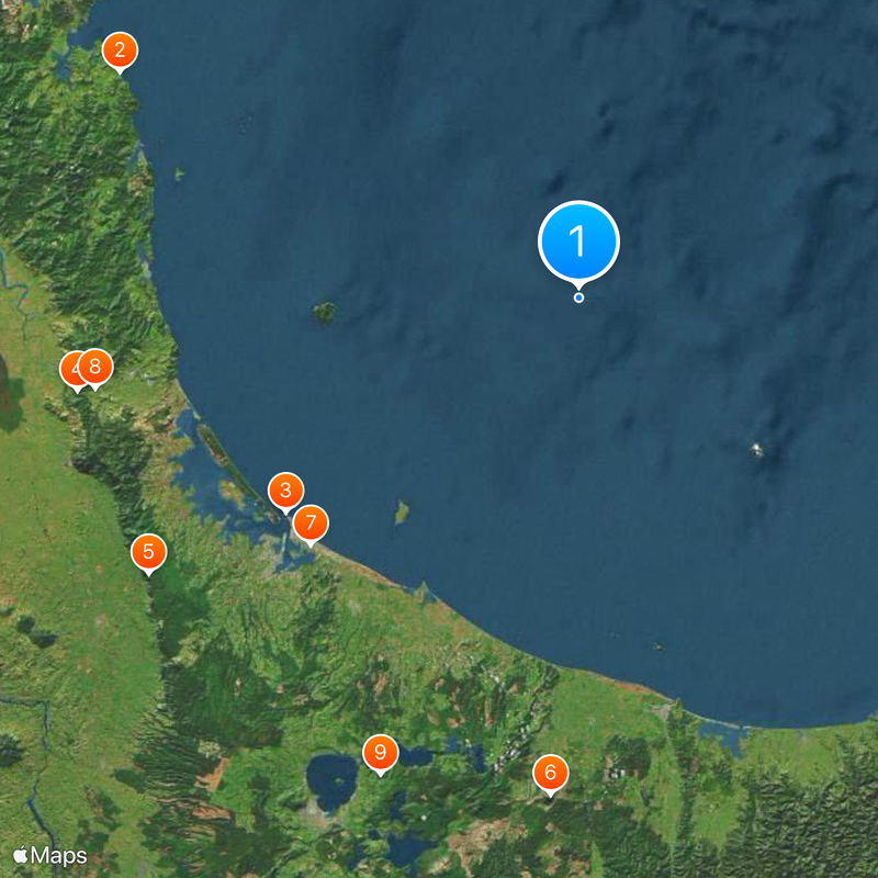 Bay of Plenty Map