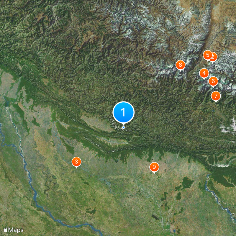 Lumbini Province Map