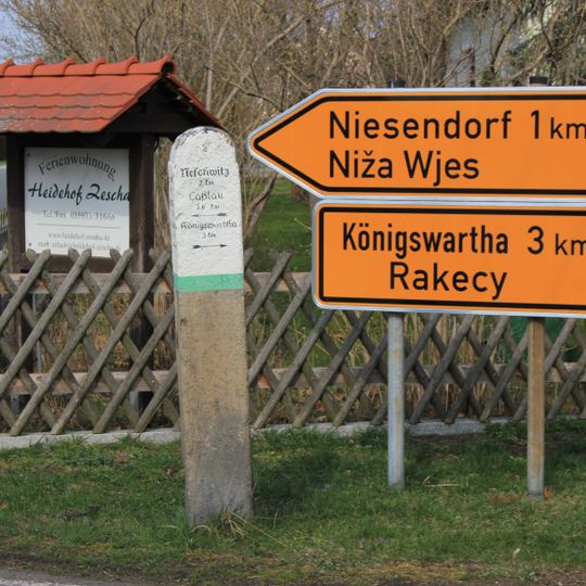 Wegestein Neschwitzer Straße
