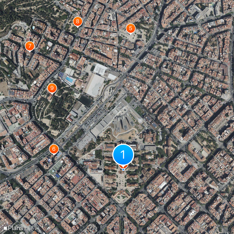 Hospital de la Santa Creu i Sant Pau Mappa
