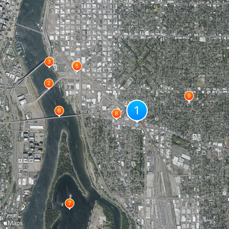 Portland metropolitan area Mapa