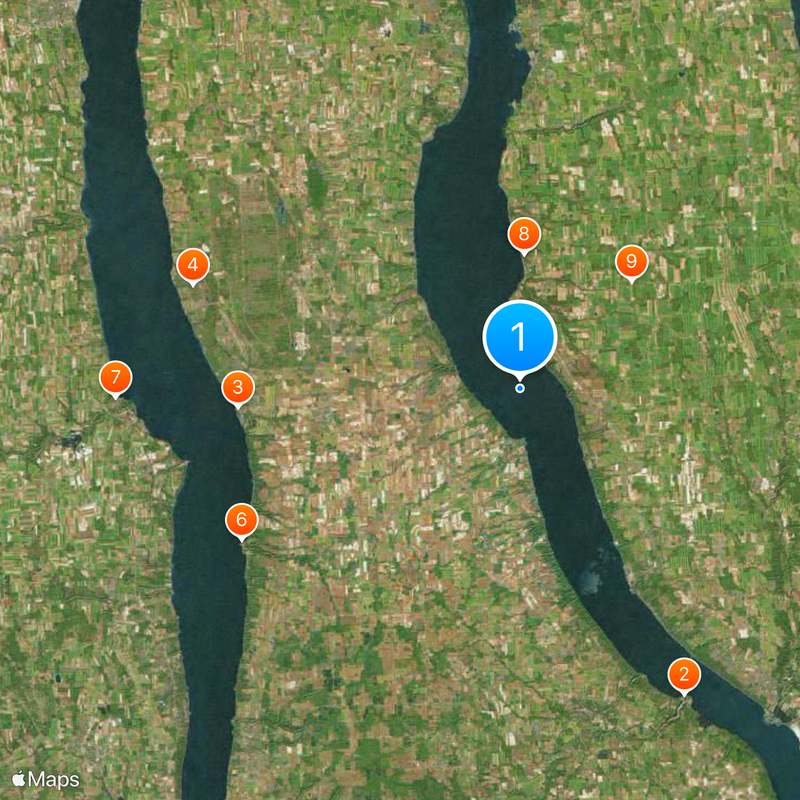 Cayuga Lake Map