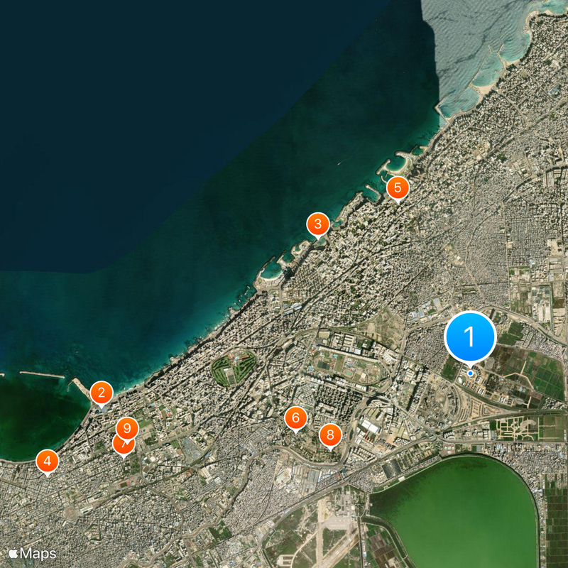 Alexandria National University Map