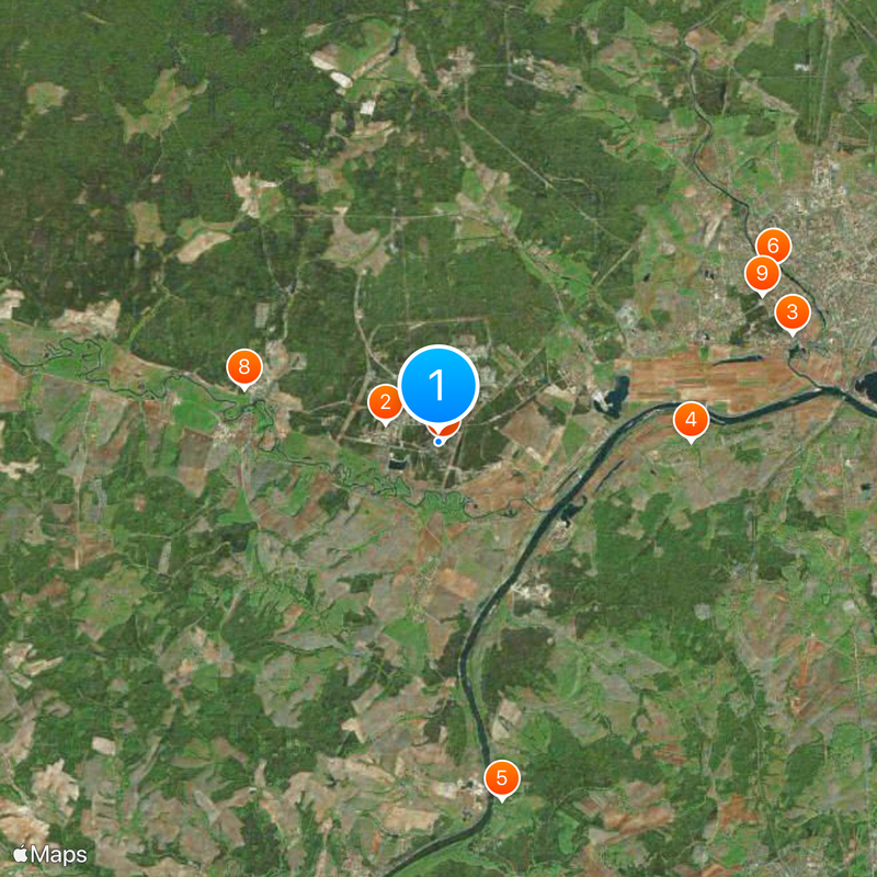 Protvino Map
