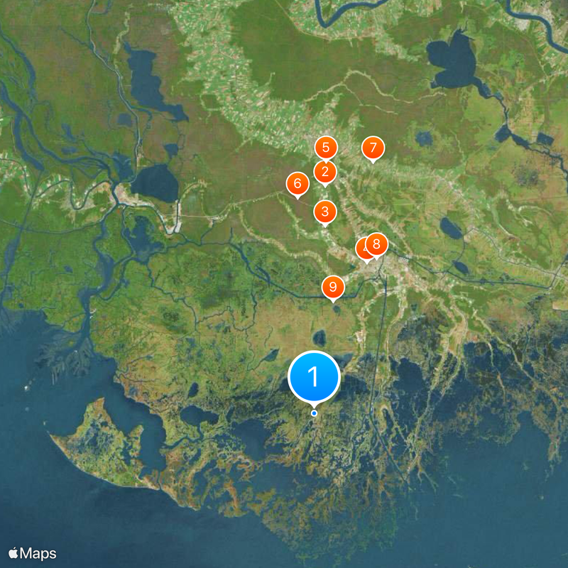 Terrebonne Parish Map