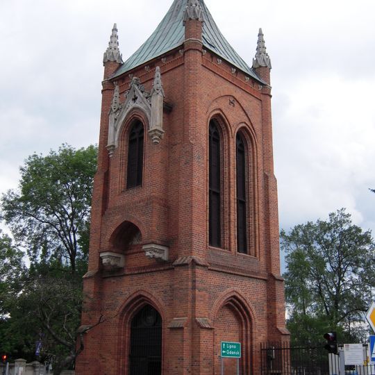 The neogothic belfry built in 1854, Włocławek