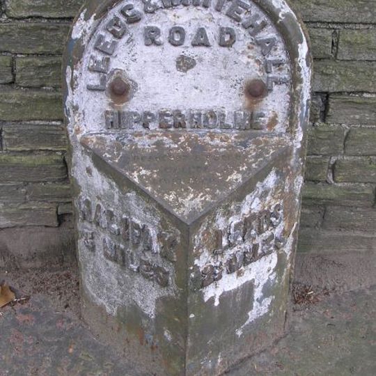 Milestone Adjacent To Entrance To Hopewell House At Ngr Se 132257