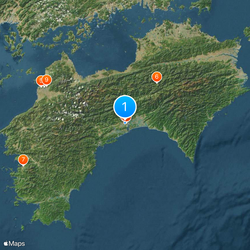 Kōchi Prefecture Map