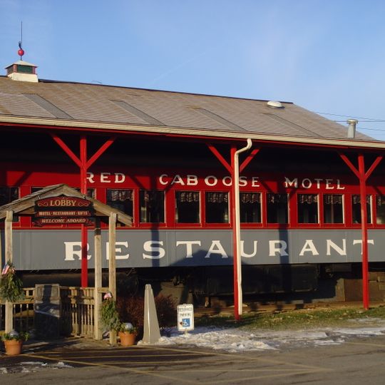 The Red Caboose Motel
