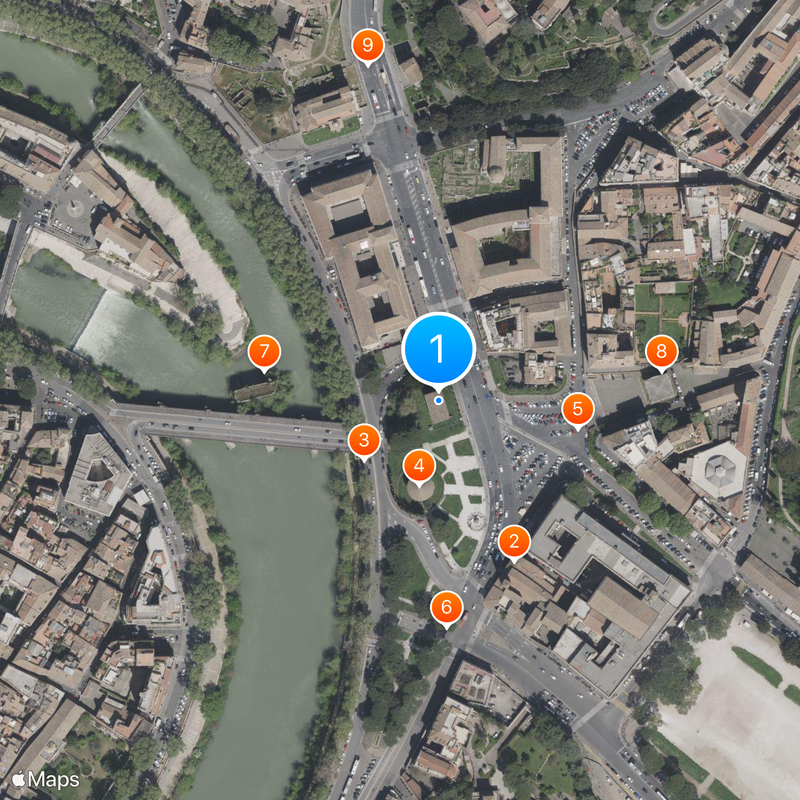 Temple of Portunus Map