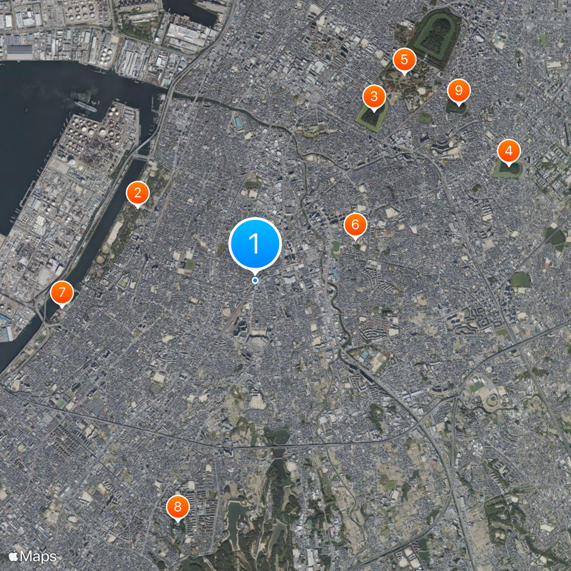 Ōtori Station Map