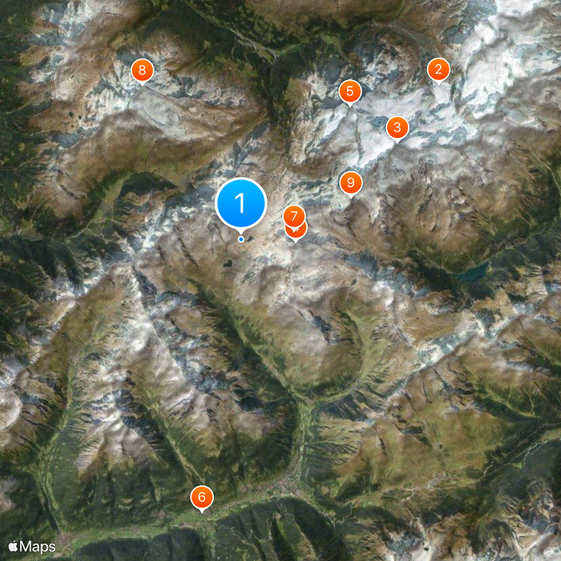 Gavia Pass Map
