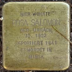 Stolperstein à la mémoire de Rosa Salomon