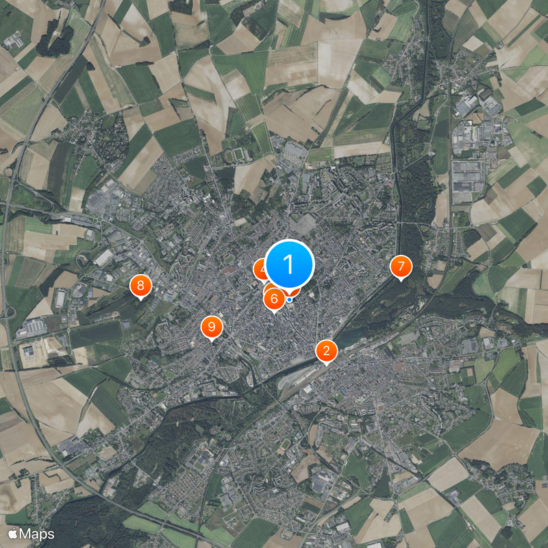 Basilica of Saint-Quentin Map