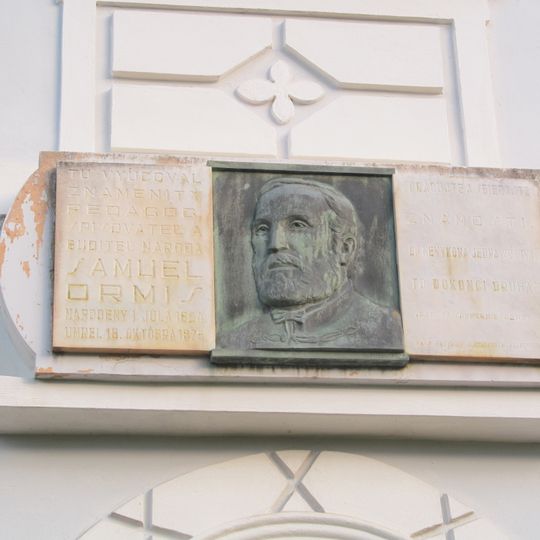 1. slov. patronát. gymnázium, tabuľa pamätná I.