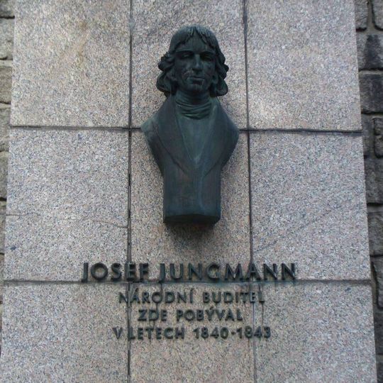 Pamětní deska Josefa Jungmana v Lázních Libverda