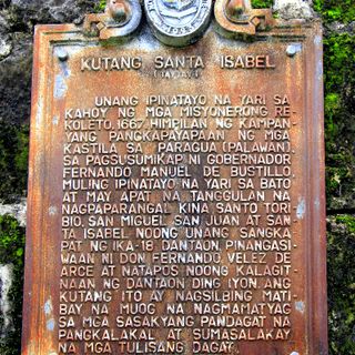 Fort Santa Isabel historical marker