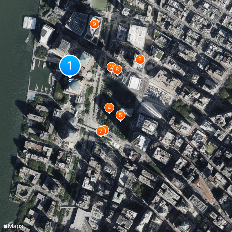 Battery Park City Map