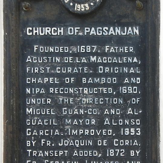 Church of Pagsanjan historical marker