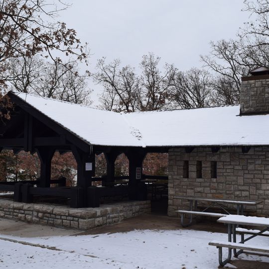 Mark Twain State Park Picnic Shelter at Buzzard's Roost