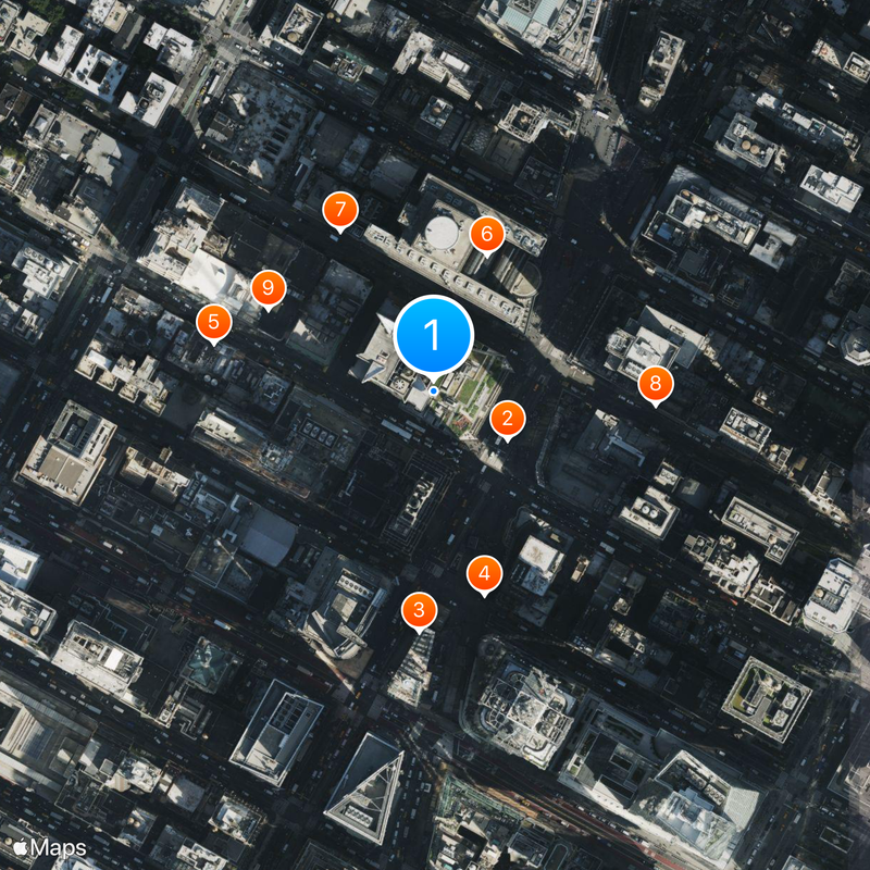 One Astor Plaza Kaart