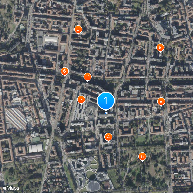 Bocconi University Map