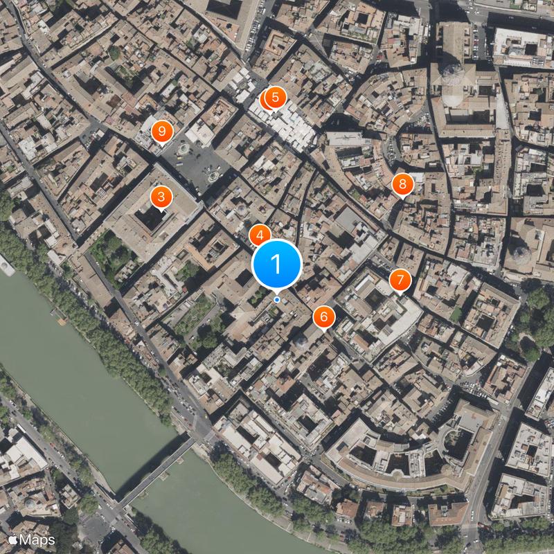 Galleria Spada Karte