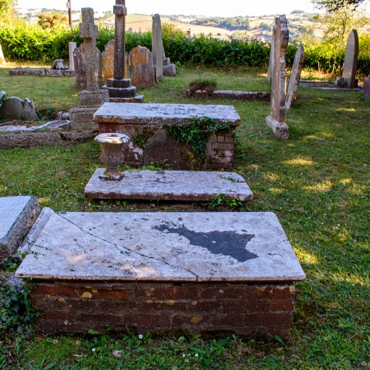 Chest Tomb And Ledger Stone About 8 Metres South Of West Wall Of Nave Of Church Of St John The Baptist