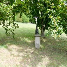 Wayside cross in Kozel Castle park