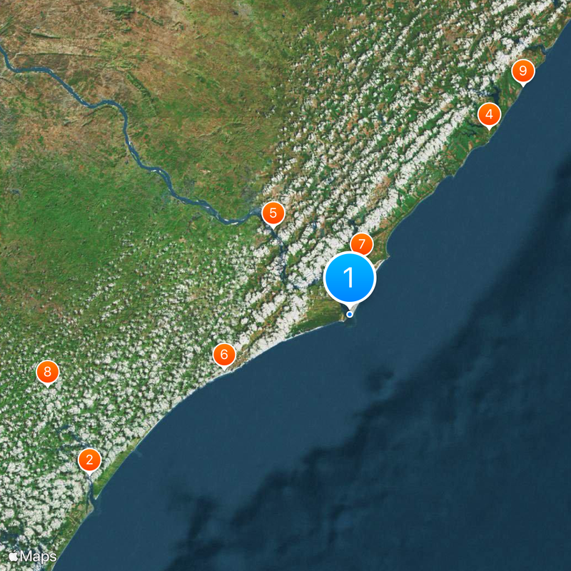 São Francisco River Map