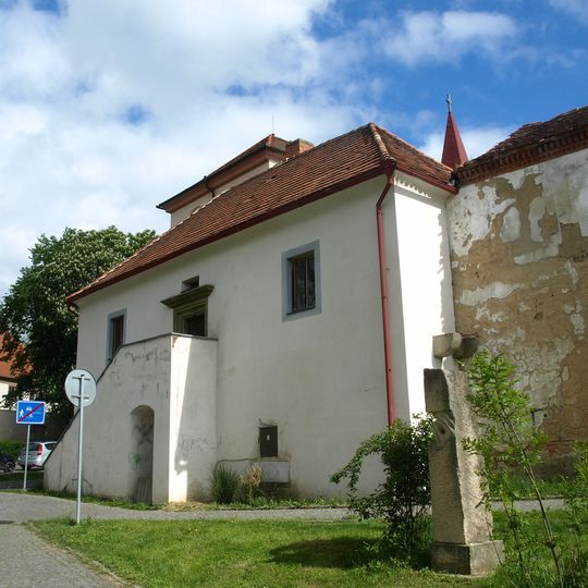 Pomník připomínající povodeň v Blatné