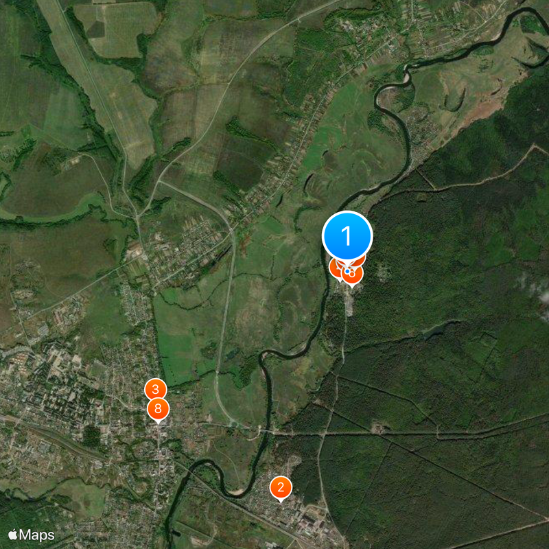 Ermitage d'Optino Carte