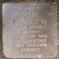 Stolperstein dedicated to Pauline Löwenstein