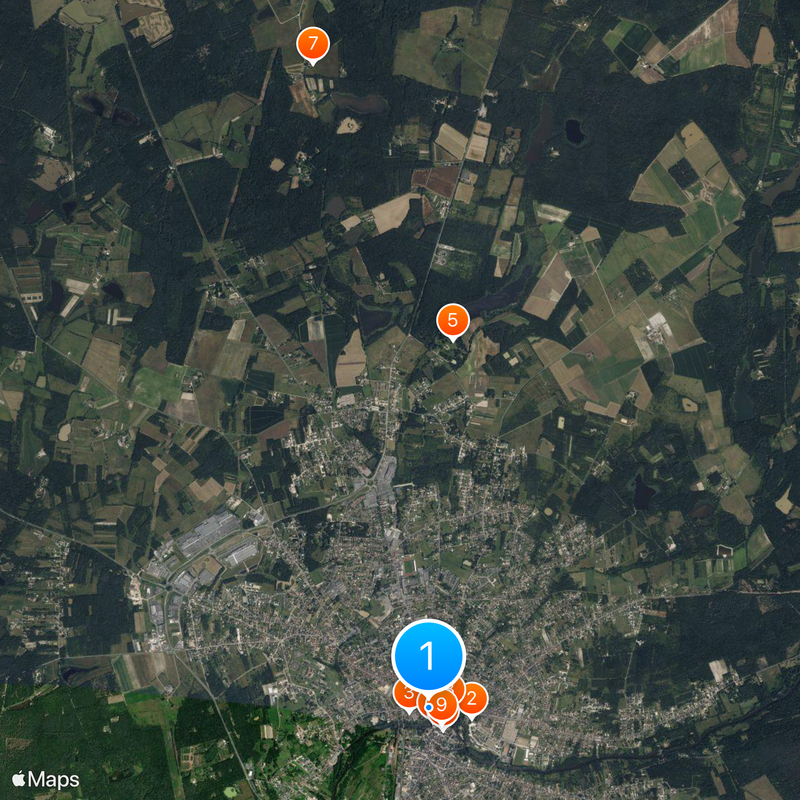 Romorantin-Lanthenay Carte