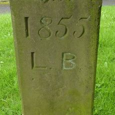 Boundary stone at NGR SJ 986 552