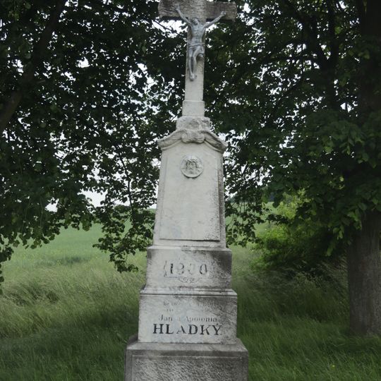 Kříž jižně od Horních Lhotic